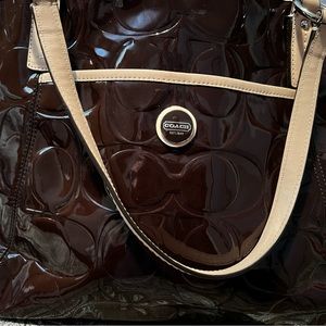 Coach beautiful purse brown and tan. Used twice